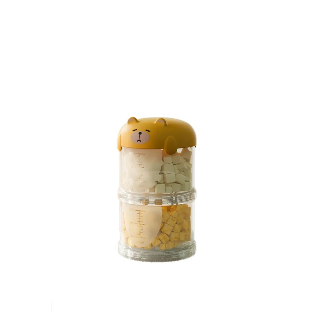 Cute Multi-Layer Pet Food Storage Box – Sealed & Moisture-Proof