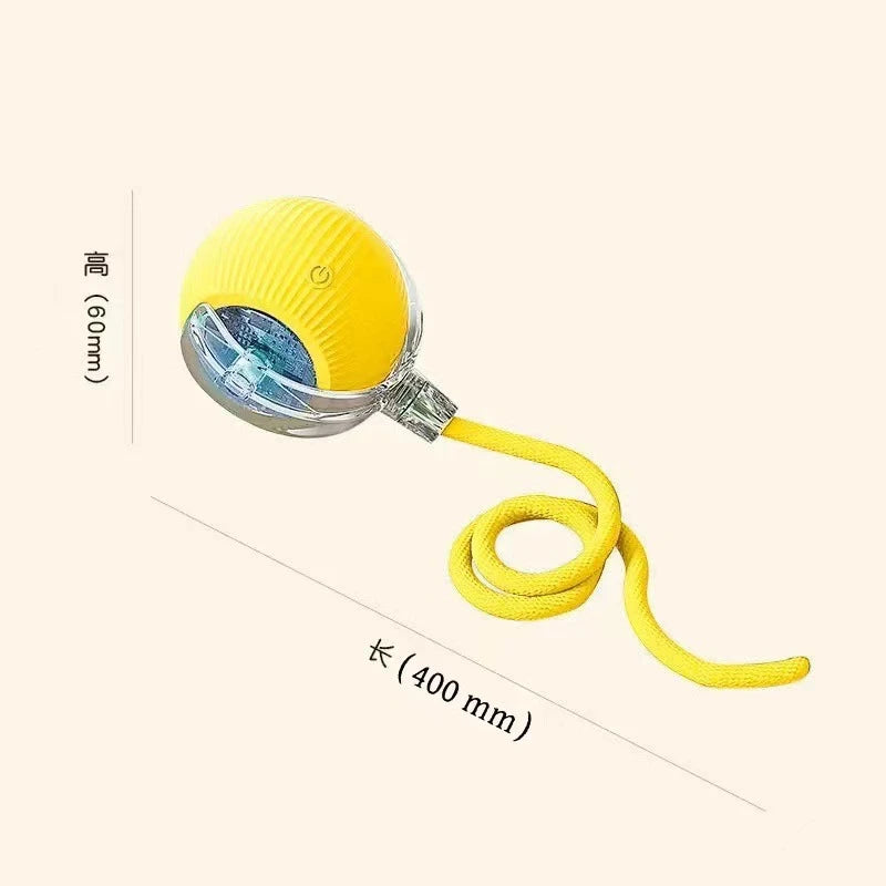 Interactive Cat Toys Ball Auto Electric Rolling Ball Toys Supplies for Cats/Kitty Pets Smart Automatic Teaser USB Rechargeable