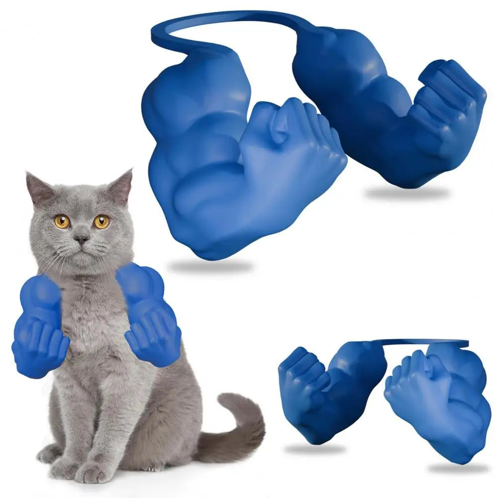3D Printed Cat Muscle Arm – Funny Halloween Costume Accessory for Pets
