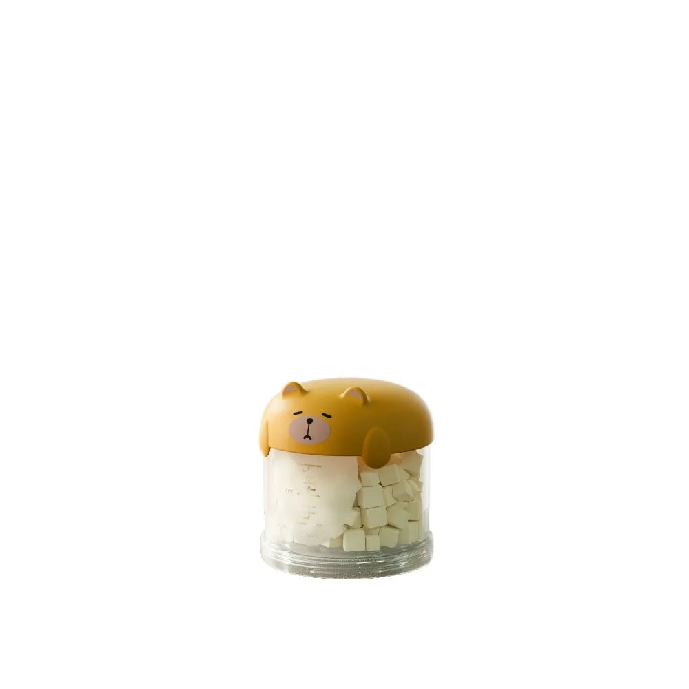 Cute Multi-Layer Pet Food Storage Box – Sealed & Moisture-Proof