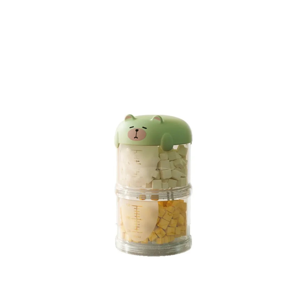 Cute Multi-Layer Pet Food Storage Box – Sealed & Moisture-Proof
