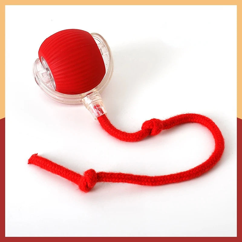 Interactive Cat Toys Ball Auto Electric Rolling Ball Toys Supplies for Cats/Kitty Pets Smart Automatic Teaser USB Rechargeable