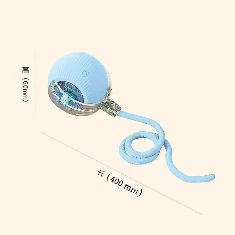 Interactive Cat Toys Ball Auto Electric Rolling Ball Toys Supplies for Cats/Kitty Pets Smart Automatic Teaser USB Rechargeable