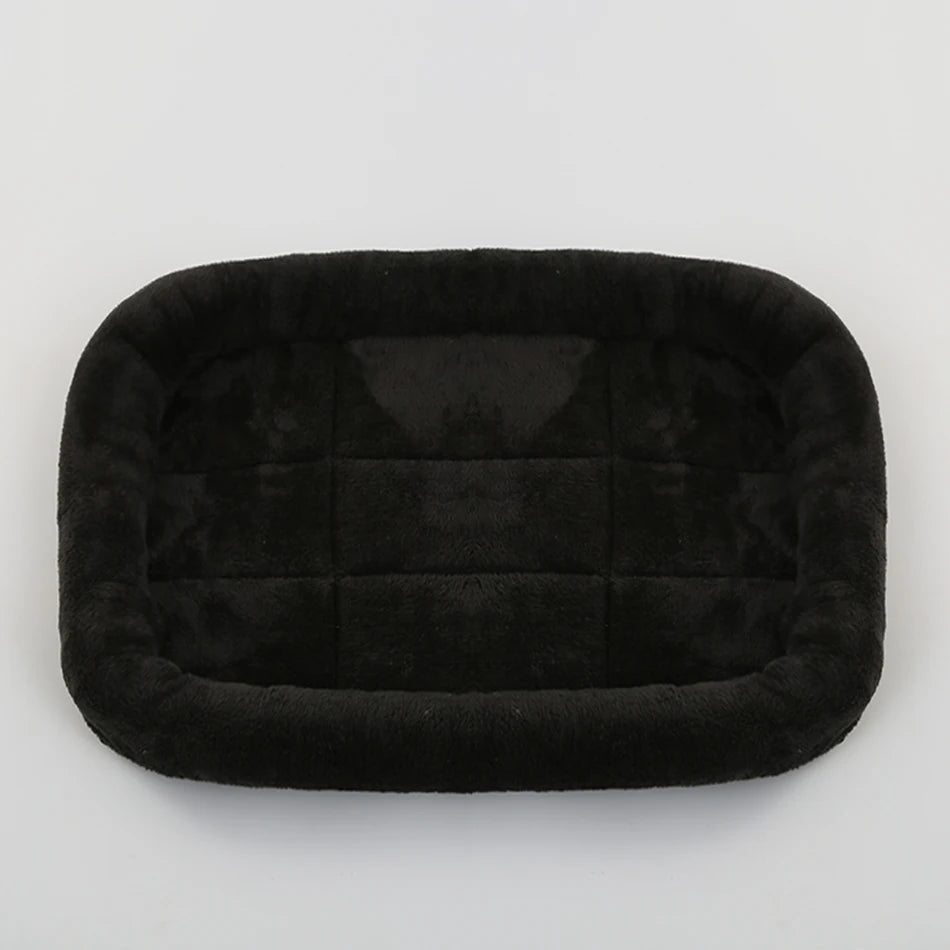 Soft Plush Square Pet Bed – Cozy Cushion for Cats & Dogs