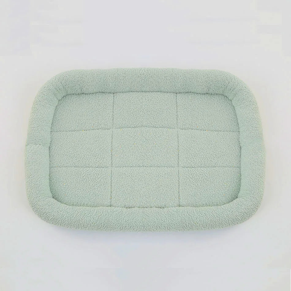 Soft Plush Square Pet Bed – Cozy Cushion for Cats & Dogs