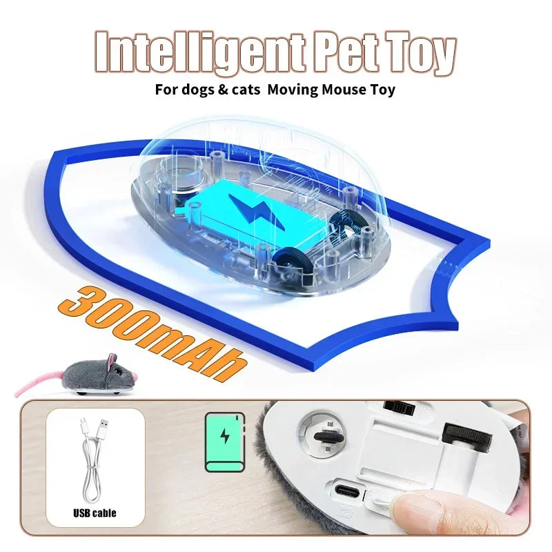 Smart Electric Interactive Mouse Toys For Pets