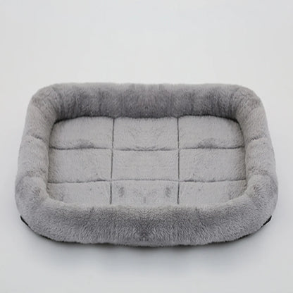 Soft Plush Square Pet Bed – Cozy Cushion for Cats & Dogs