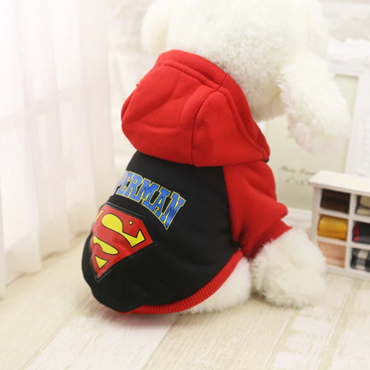 Winter Warm Pet Jacket with Hoodie – Thick Coat for Small Dogs