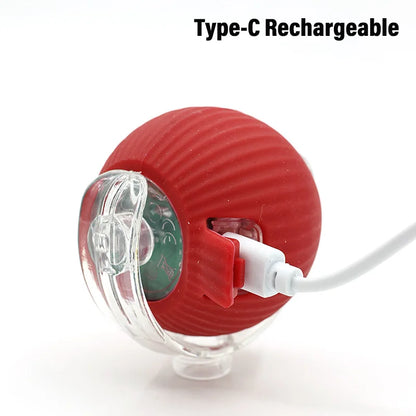 Interactive Cat Toys Ball Auto Electric Rolling Ball Toys Supplies for Cats/Kitty Pets Smart Automatic Teaser USB Rechargeable