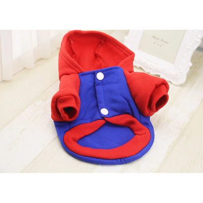 Winter Warm Pet Jacket with Hoodie – Thick Coat for Small Dogs