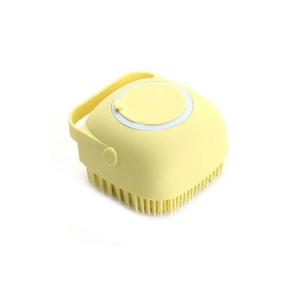 Soft Silicone Pet Bathing Brush & Massager – Grooming Tool for Cats & Dogs
