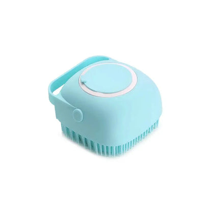 Soft Silicone Pet Bathing Brush & Massager – Grooming Tool for Cats & Dogs