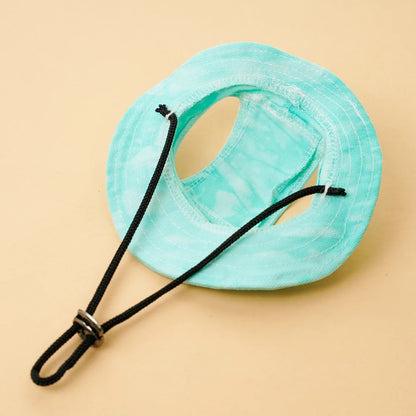 Cotton Pet Sun Hat with Ear Holes – Outdoor Protection for Cats & Dogs