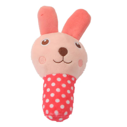 Plush Squeaky Dog Toy – Soft, Bite-Resistant Chew for Puppies & Training, Fun Fruit & Bone Designs