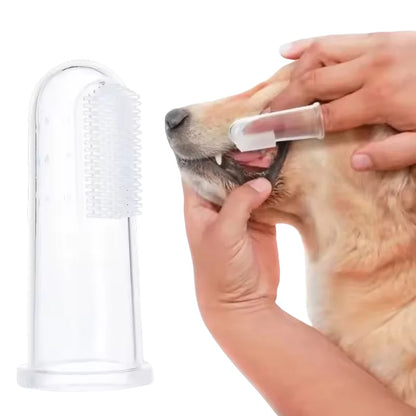 Pet Silicone Finger Toothbrush – Easy Teeth & Oral Cleaning Tool for Cats & Dogs