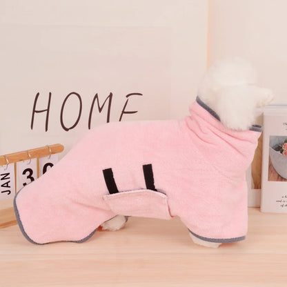 Super Absorbent Pet Bathrobe – Quick-Drying Towel with Full-Body Coverage for Cats & Dogs