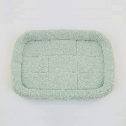 Soft Plush Square Pet Bed – Cozy Cushion for Cats & Dogs