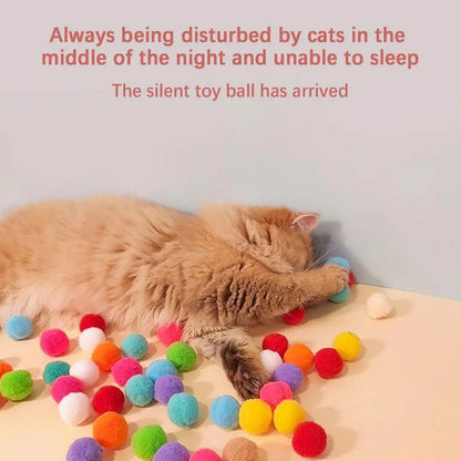 Interactive Plush Ball Shooter for Cats