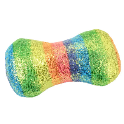 Plush Squeaky Dog Toy – Soft, Bite-Resistant Chew for Puppies & Training, Fun Fruit & Bone Designs