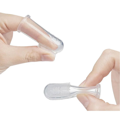 Pet Silicone Finger Toothbrush – Easy Teeth & Oral Cleaning Tool for Cats & Dogs