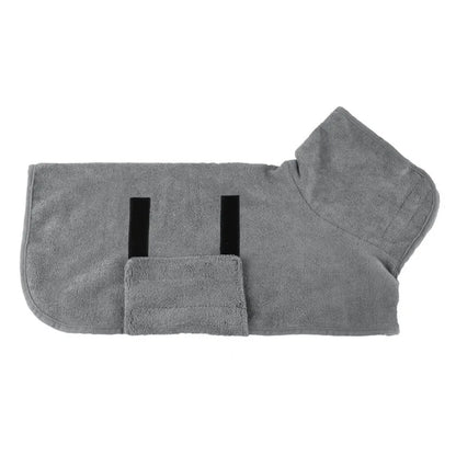 Super Absorbent Pet Bathrobe – Quick-Drying Towel with Full-Body Coverage for Cats & Dogs