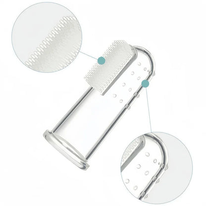 Pet Silicone Finger Toothbrush – Easy Teeth & Oral Cleaning Tool for Cats & Dogs