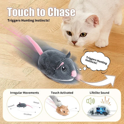 Smart Electric Interactive Mouse Toys For Pets