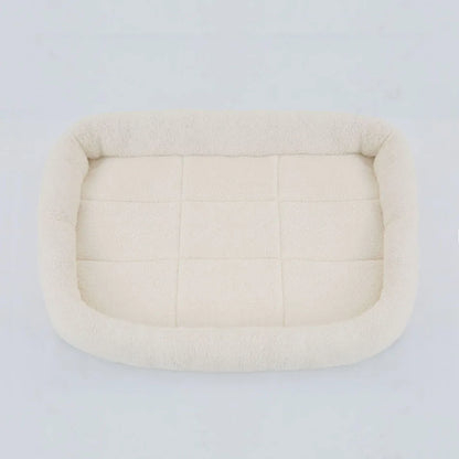 Soft Plush Square Pet Bed – Cozy Cushion for Cats & Dogs