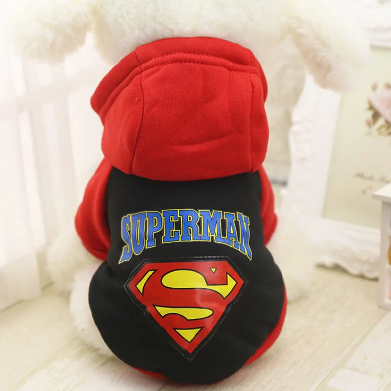 Winter Warm Pet Jacket with Hoodie – Thick Coat for Small Dogs