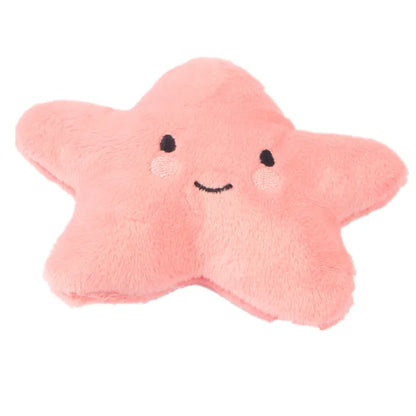 Plush Squeaky Dog Toy – Soft, Bite-Resistant Chew for Puppies & Training, Fun Fruit & Bone Designs