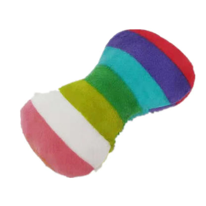 Plush Squeaky Dog Toy – Soft, Bite-Resistant Chew for Puppies & Training, Fun Fruit & Bone Designs