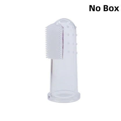 Pet Silicone Finger Toothbrush – Easy Teeth & Oral Cleaning Tool for Cats & Dogs
