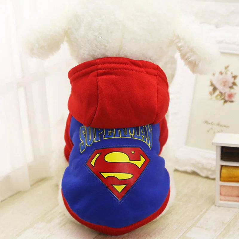 Winter Warm Pet Jacket with Hoodie – Thick Coat for Small Dogs