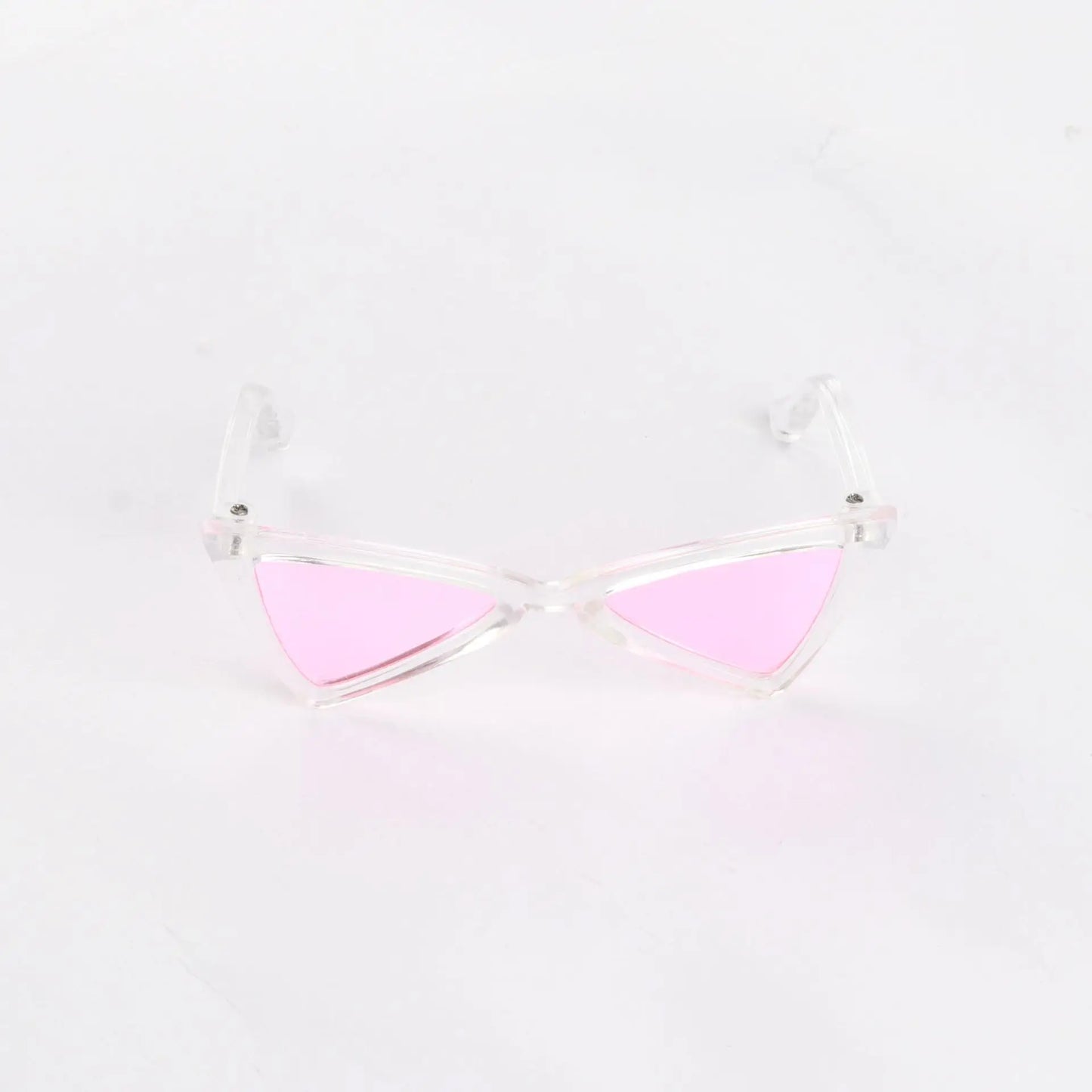 Vintage Triangle Cat Sunglasses – Reflective Eyewear for Small Cats & Dogs, Perfect Photo Prop