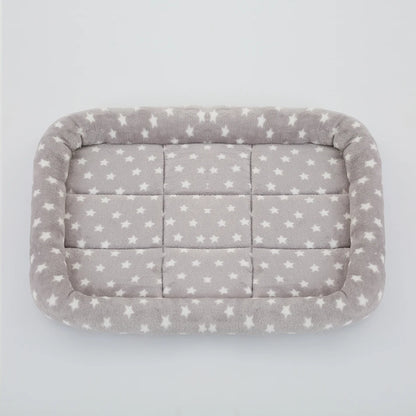 Soft Plush Square Pet Bed – Cozy Cushion for Cats & Dogs