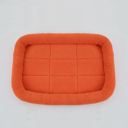 Soft Plush Square Pet Bed – Cozy Cushion for Cats & Dogs