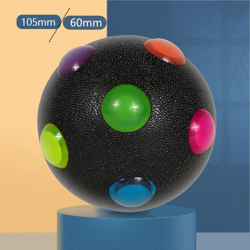 Glowing Pet Bouncy Ball – Disco Glitter Toy for Cats & Dogs